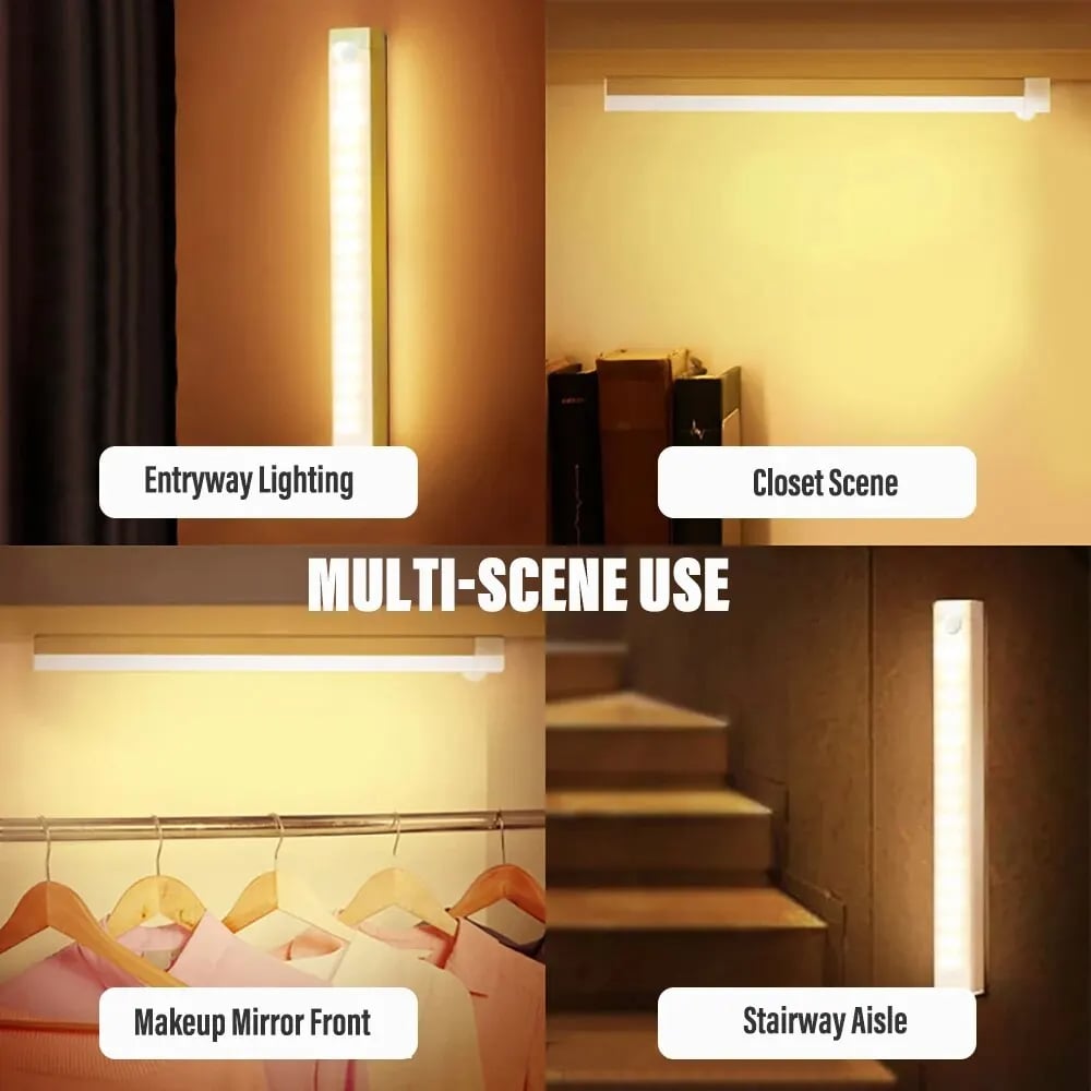 ⚡Sista dagen- Uppladdningsbara LED-lampor utan stans Smart Sensor Magnetic