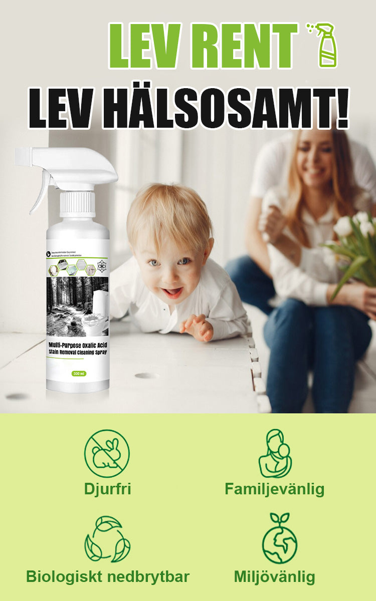 🌸Flerfunktionsspray för fläckborttagning av oxalsyra