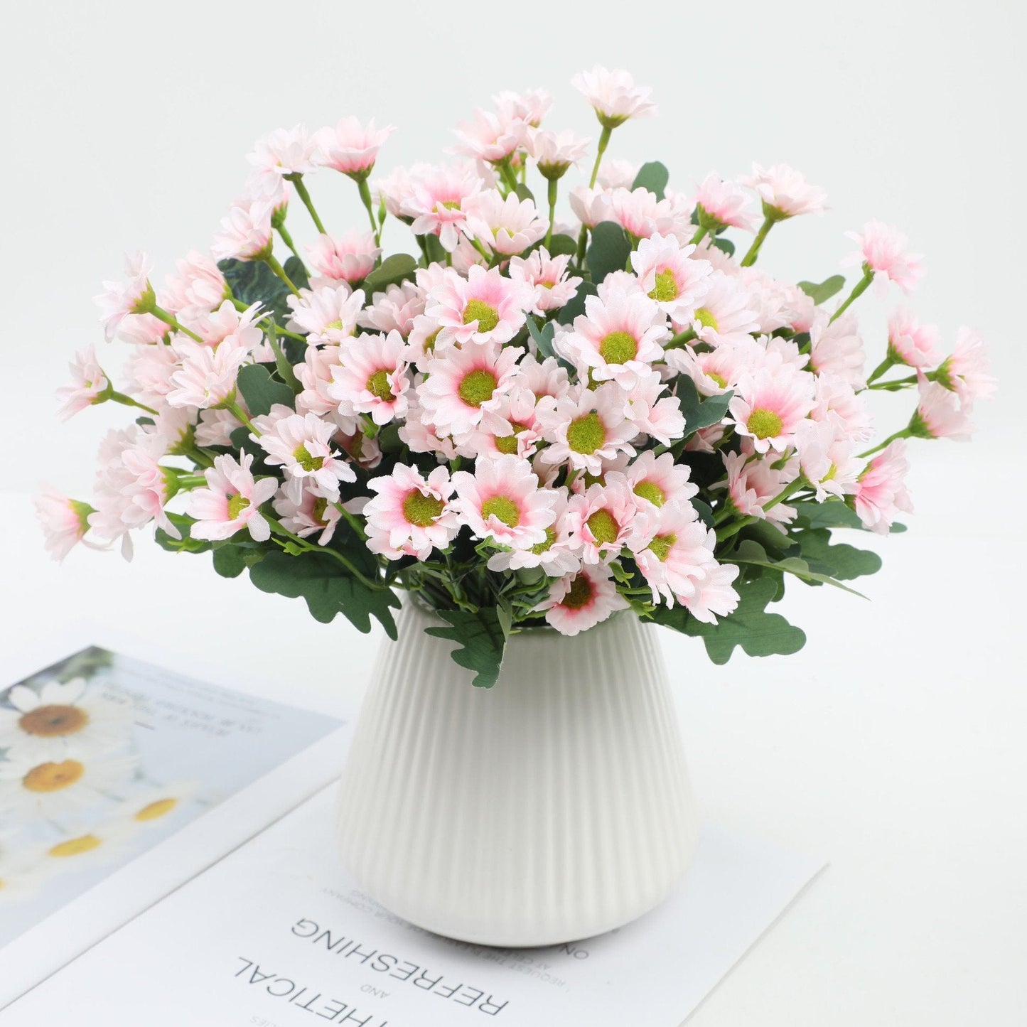 đ„ Konstgjorda utomhusblommor Sunset Mums â UV-bestĂ€ndiga, vattentĂ€ta, vindtĂ€ta