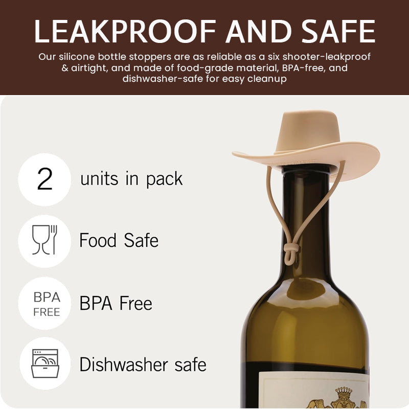 🤠Creative Cowboy Hat Wine Bottle Stopper