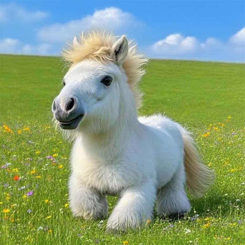 đŽ Adoptera en elektrisk ponny! Fluffig och bedĂ„rande. âš