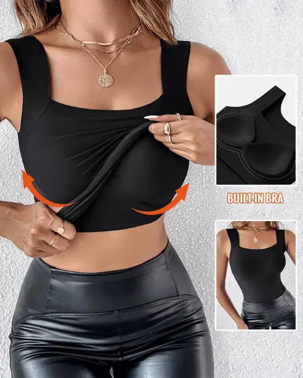 š„Sista dagen 49% RABATTš„U-ringad shapewear med inbyggt bh-linne