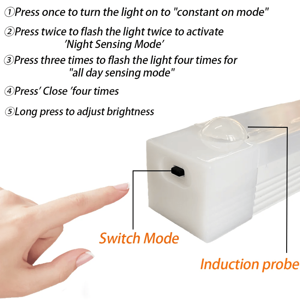 ⚡Sista dagen- Uppladdningsbara LED-lampor utan stans Smart Sensor Magnetic