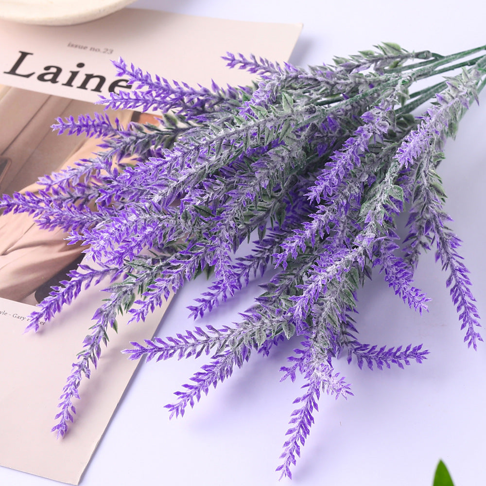 🍁Höstens konstgjorda blommor – heta fynd 🌻Utomhus konstgjorda lavendelblommor