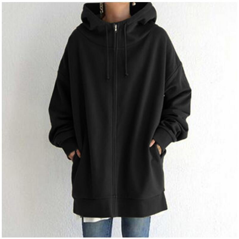 đ„BegrĂ€nsat Erbjudande 50% Rabattđ„ Damernas Höst/Vinter Hoodie med Dragkedja â Köp tvĂ„, fri frakt