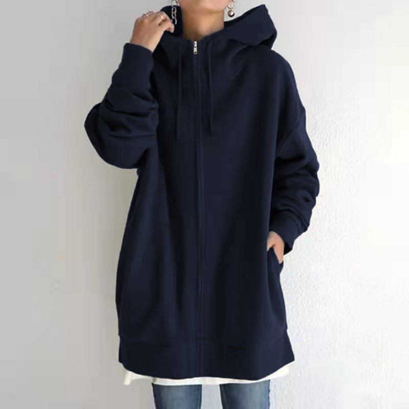đ„BegrĂ€nsat Erbjudande 50% Rabattđ„ Damernas Höst/Vinter Hoodie med Dragkedja â Köp tvĂ„, fri frakt