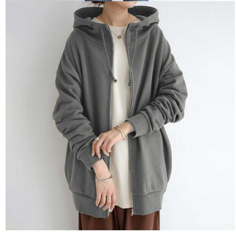 đ„BegrĂ€nsat Erbjudande 50% Rabattđ„ Damernas Höst/Vinter Hoodie med Dragkedja â Köp tvĂ„, fri frakt