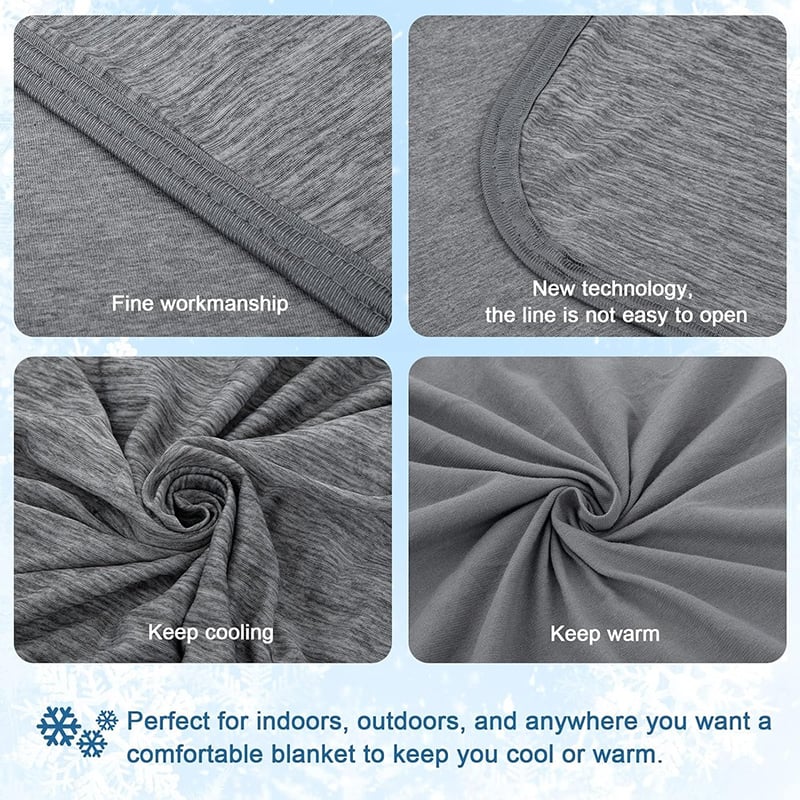 Den Ultimata Svalkande Sommarfilten/❄The Ultimate Cooling Summer Throw Blanket