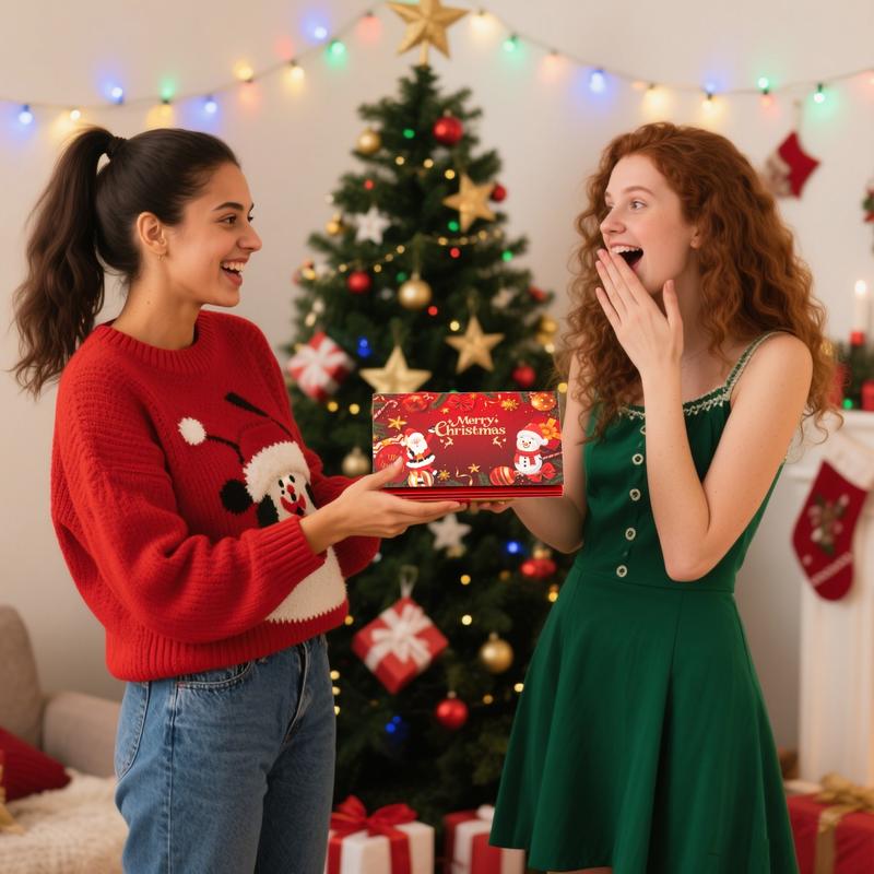 🎄 Julig Penga kuvert med Pengaklamma