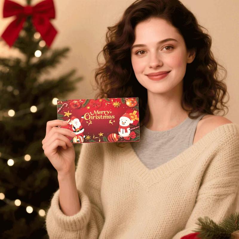 🎄 Julig Penga kuvert med Pengaklamma
