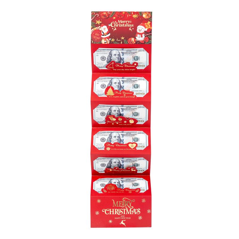 🎄 Julig Penga kuvert med Pengaklamma