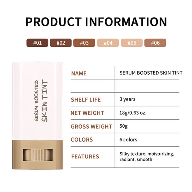 Fuktgivande och lystergivande serumförstärkt foundationstick/Moisturizing and brightening serum enhanced foundation stick