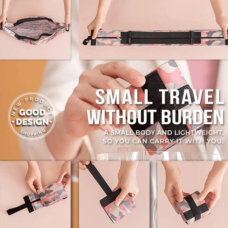 💁Foldable Travel One-shoulder Portable Shopping Bag