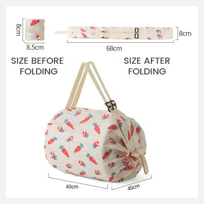 💁Foldable Travel One-shoulder Portable Shopping Bag