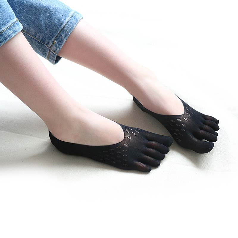🦶Andningsbara sammetstrumpor (5-pack)