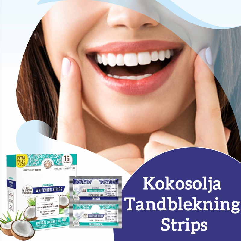 Kokosolja Tandblekning Strips