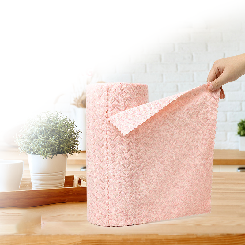 🧼🌀 Superabsorberande Mikrofiberdukar – Återanvändbar Rulle för Hem & Kök