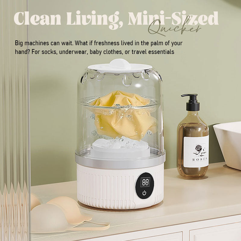 ✨ En liten maskin, specialdesignad för att tvätta underkläder, rent och bekymmersfritt!