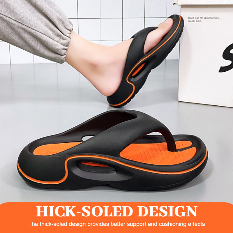 Bekväma Sommarsandaler Flip Flops Tjock Sula