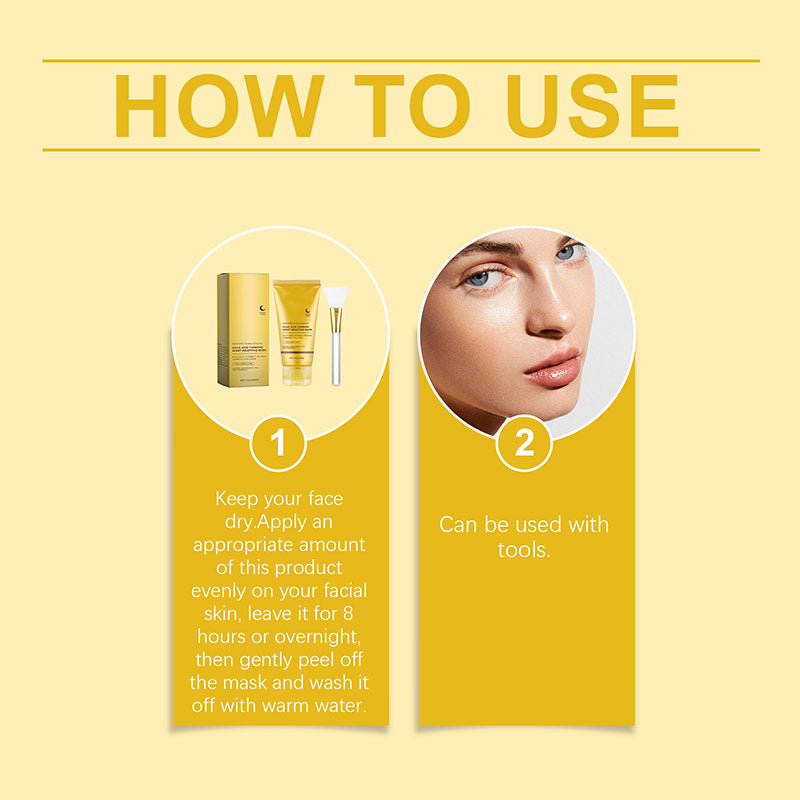 🔥Gurkmeja Kollagen Peeling Mask/Turmeric Collagen Peeling Mask