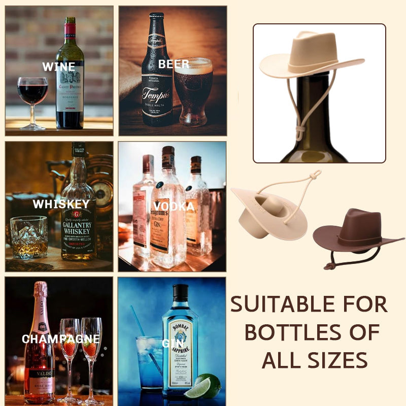 🤠Creative Cowboy Hat Wine Bottle Stopper