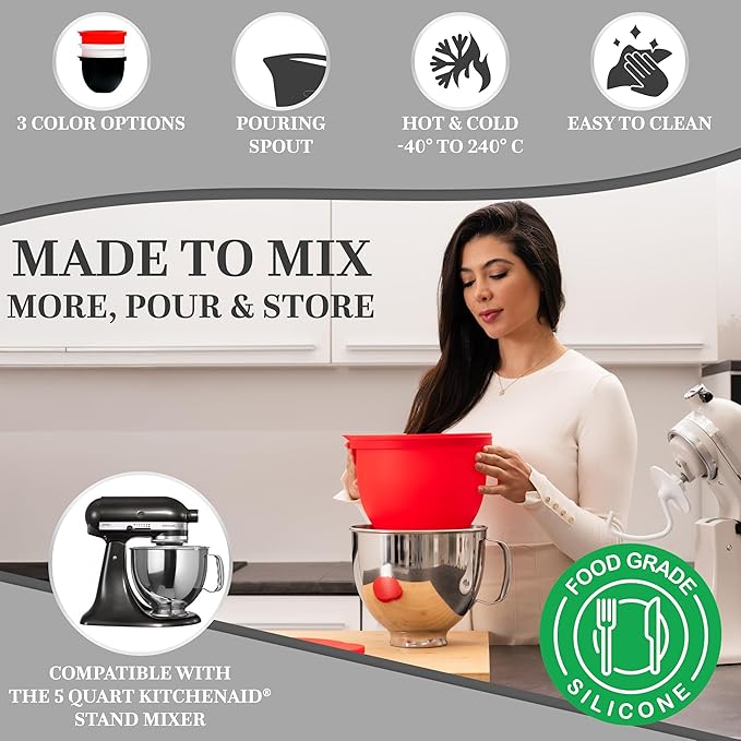 Silikongarnityrer för KitchenAid Tilt-Head 5 kvart mixer – Mixer tillbehör och tillbehörsdelar