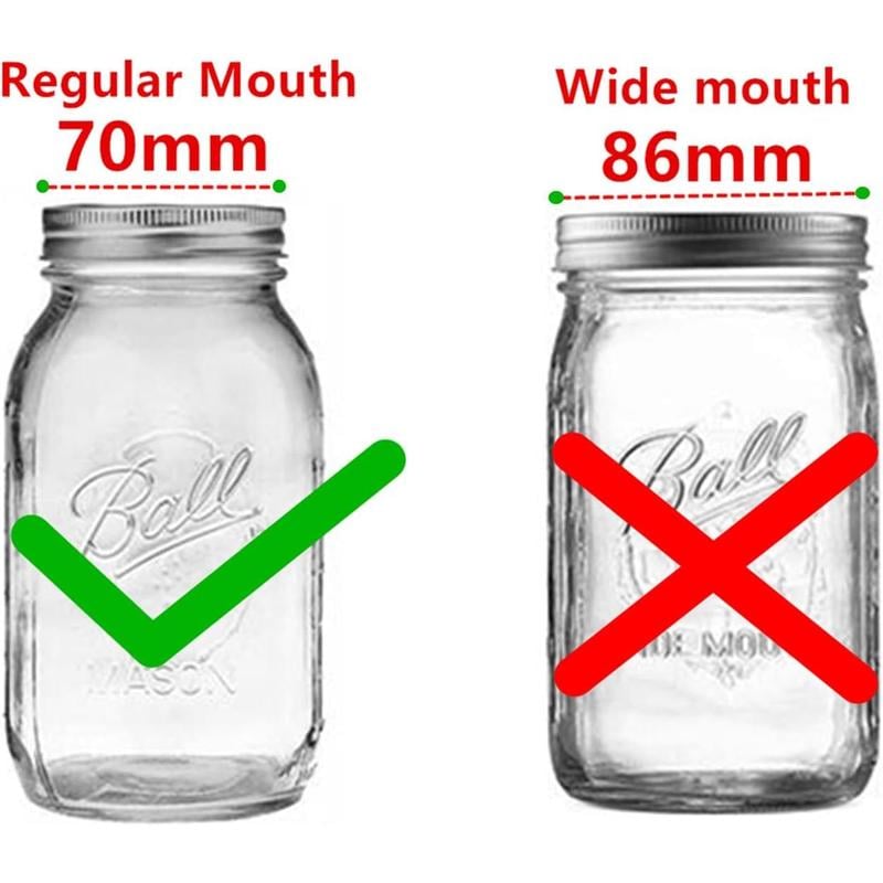 Universella Mason Jar Shaker-lock