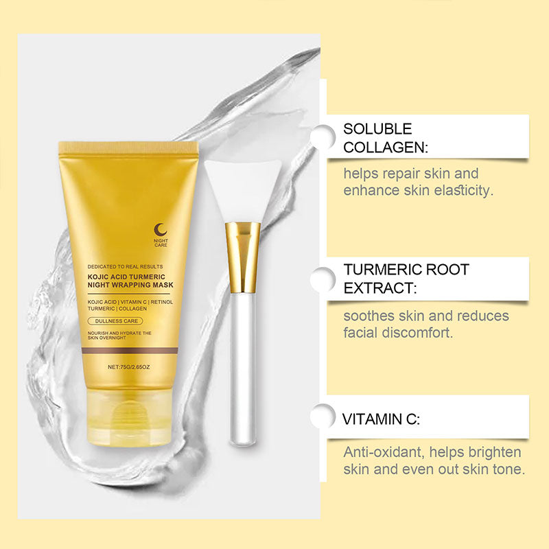 🔥Gurkmeja Kollagen Peeling Mask/Turmeric Collagen Peeling Mask