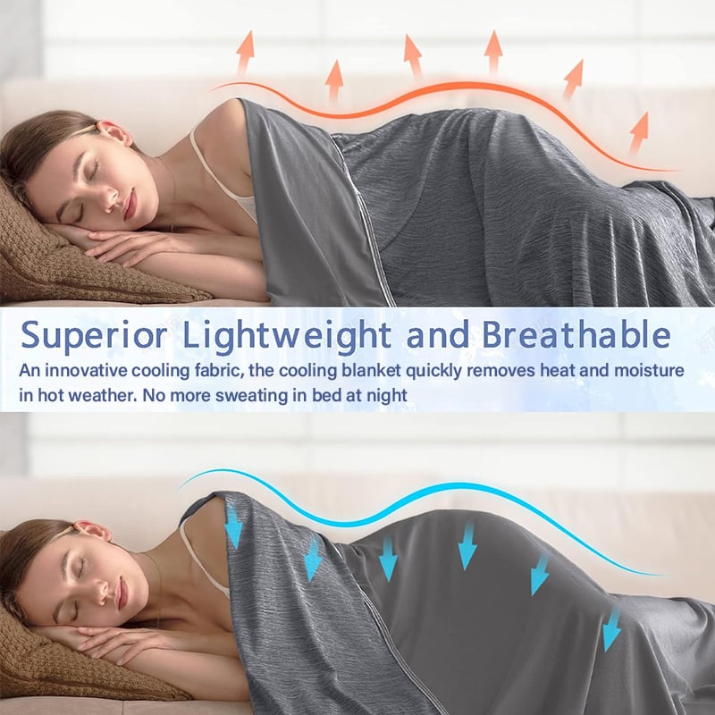 Den Ultimata Svalkande Sommarfilten/❄The Ultimate Cooling Summer Throw Blanket