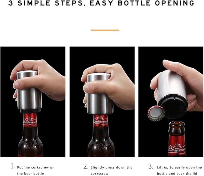 The Ultimate Bottle Opener – Perfect for Any Beverage Enthusiast!