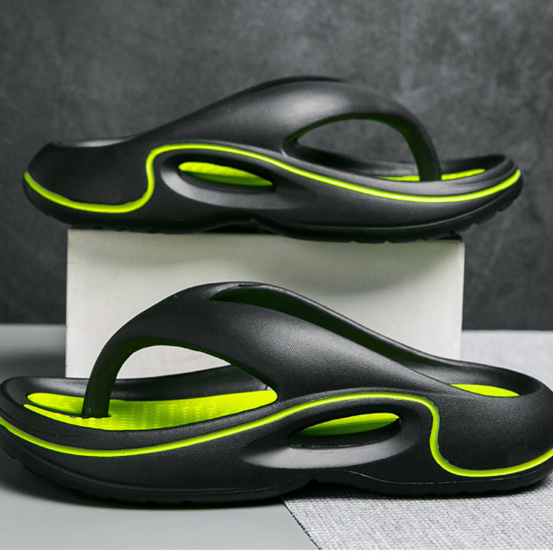 Bekväma Sommarsandaler Flip Flops Tjock Sula
