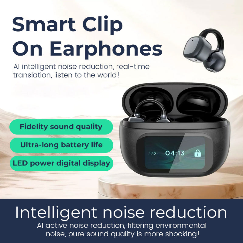 🎧Smarta Clip-On hörlurar