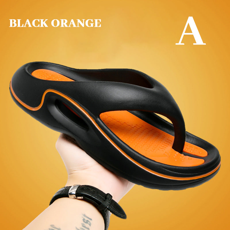 Bekväma Sommarsandaler Flip Flops Tjock Sula