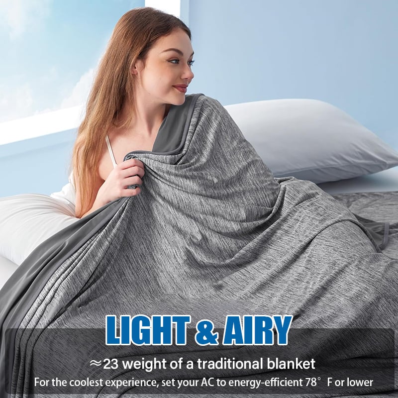 Den Ultimata Svalkande Sommarfilten/❄The Ultimate Cooling Summer Throw Blanket