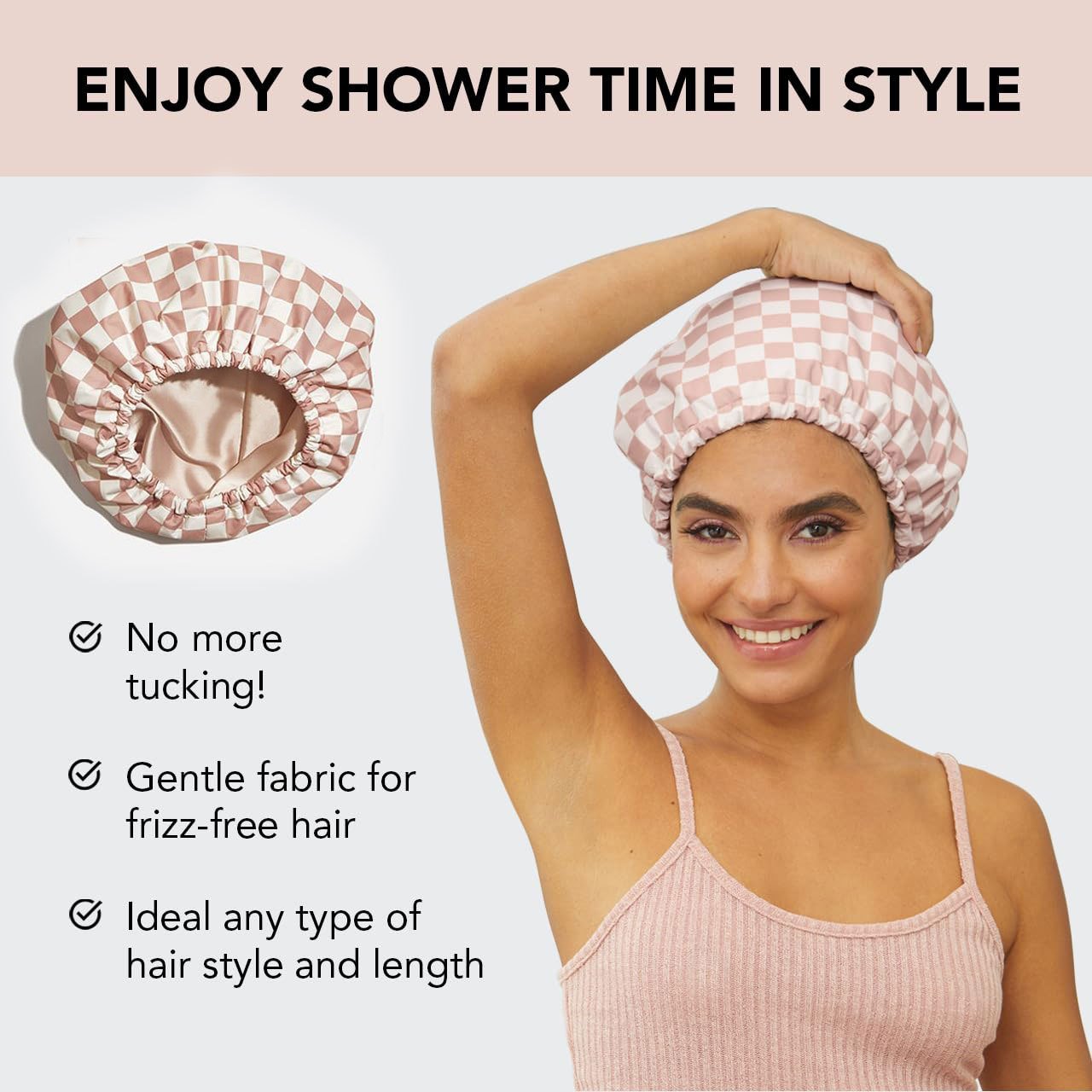 🛀Återanvändbara duschmössor för kvinnor vattentäta🛀