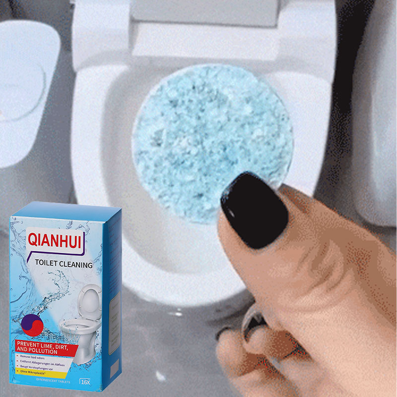 🔥Köp 1 få 1 gratis - 🍋Lemon Scent Toilet Bowl Cleaner Tablets/ Toilet Bowl Cleaner Tablets
