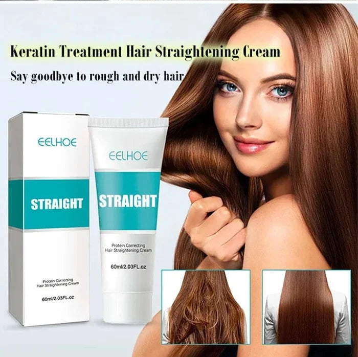 🎉Köp 2, få 1 gratis🎁 Keratinbehandling för rakare hår
